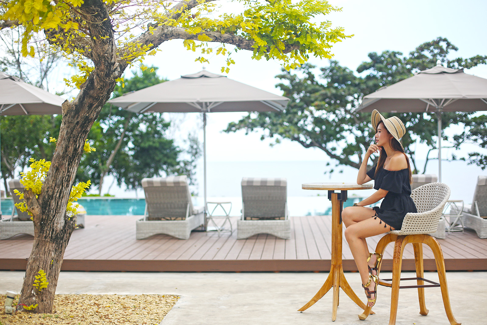 Her Fashion Box romper at Amorita Resort, Bohol | www.itscamilleco.com