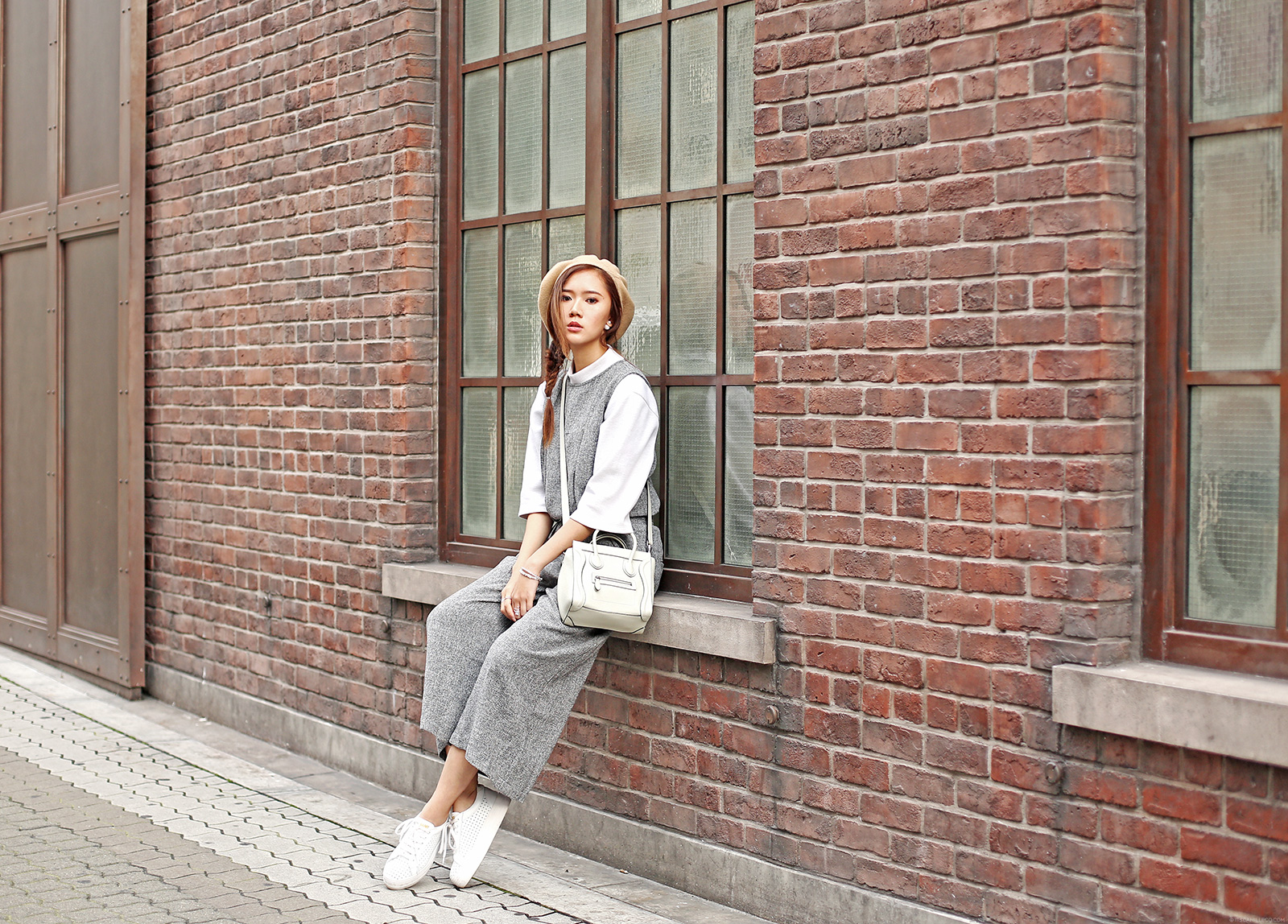 Mystic jumpsuit, Stylenanda top, Céline bag, No Name shoes | www.itscamilleco.com